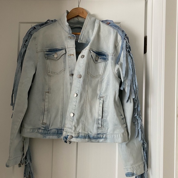 Fringe Denim Jacket - Picture 2 of 5